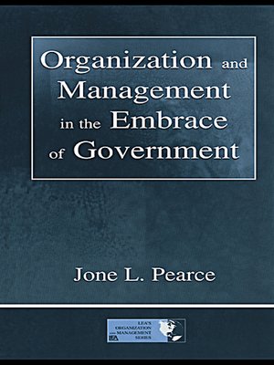 cover image of Organization and Management in the Embrace of Government